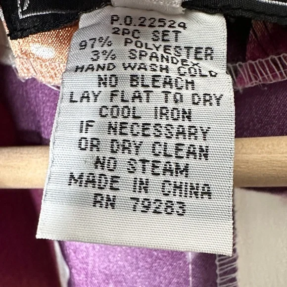 Alex Evenings Women's 1X Vintage Floral 2 Piece Blazer Cami Set NWOT Condition - Picture 3 of 16